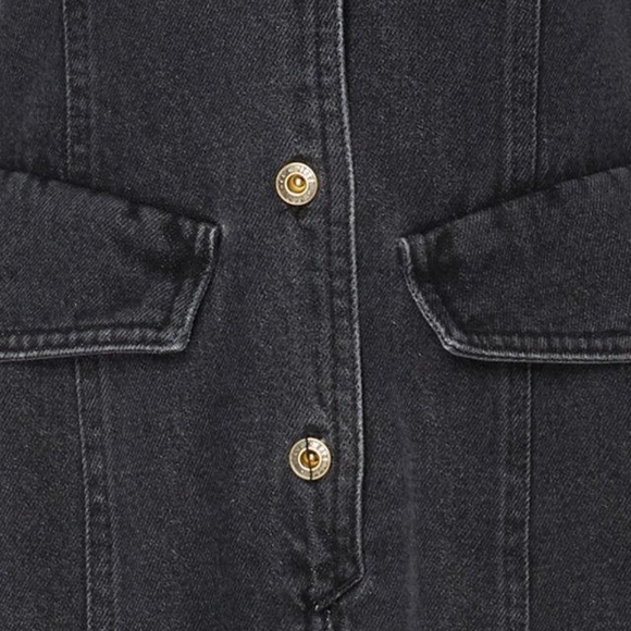 NANUSHKA Freya Denim Jumpsuit Size Medium M - Picture 3 of 6